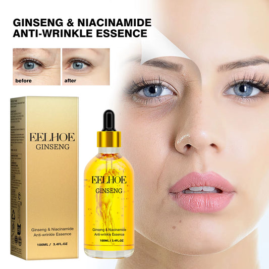 Ginseng Face Serum Prevent Aging Moisturizing Remove Wrinkles Nourishing Non-Sticky Enhance Skin Elasticity Face Serum